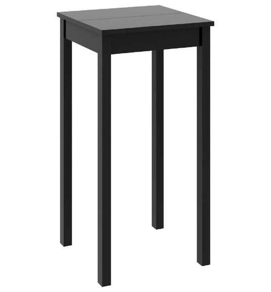 Bartisch MDF Schwarz 55x55x107 cm