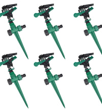 Impuls-Rasensprenger Sprenger Sprinkler Impulsregner 6er