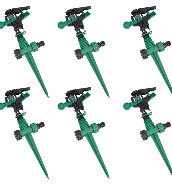 Impuls-Rasensprenger Sprenger Sprinkler Impulsregner 6er