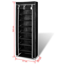 Schuhschrank Schuhregal 8 Schicht 57 x 29 x 162 cm