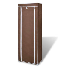 Schuhschrank Schuhregal 8 Schicht 57 x29 x162 cm Braun