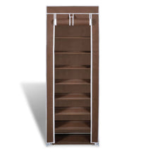 Schuhschrank Schuhregal 8 Schicht 57 x29 x162 cm Braun