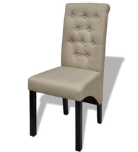 Esszimmerstühle 2 Stk. Beige Stoff