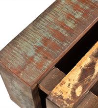 Couchtisch mit 4 Rollen Altholz
