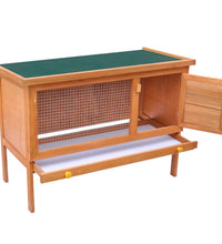 Kaninchenstall Kleintierhaus Hasenstall 1 Ebene Holz