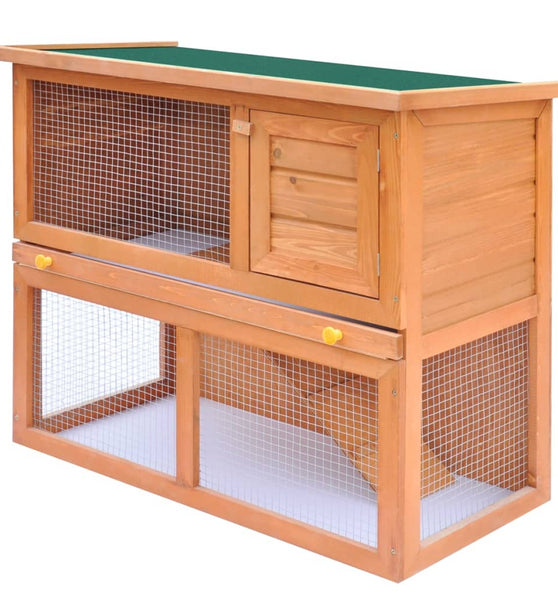 Kaninchenstall Kleintierhaus Hasenstall 1 Tür Holz