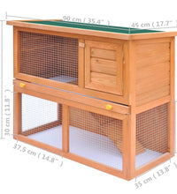 Kaninchenstall Kleintierhaus Hasenstall 1 Tür Holz
