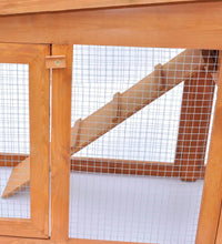 Großer Kaninchenstall Kleintierhaus Hasenstall mit Dächern Holz