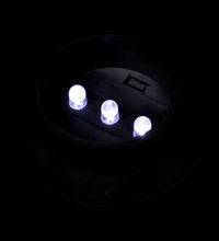 6x Außenlampe Sonnenlichtset Zaunlicht Schwarz