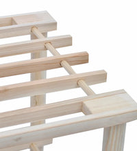 Schuhregale mit 4 Böden 2 Stk. Massivholz Tanne