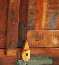 Beistellschrank Altholz Massiv mit 2 Türen Vintage