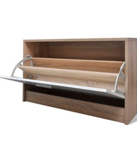 Garderoben Flur 3-in-1 Schuhschrank Schuhkipper Spiegel