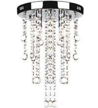 Hängelampe edle Deckenlampe mit transparenten Kristallperlen