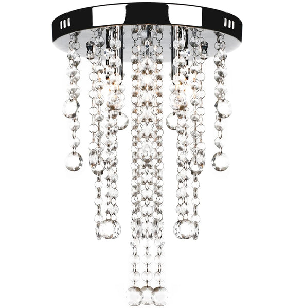 Hängelampe edle Deckenlampe mit transparenten Kristallperlen