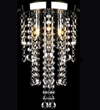 Hängelampe edle Deckenlampe mit transparenten Kristallperlen