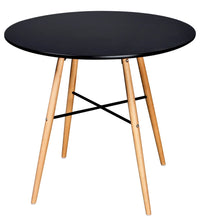 Esstisch MDF Rund Schwarz
