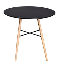 Esstisch MDF Rund Schwarz