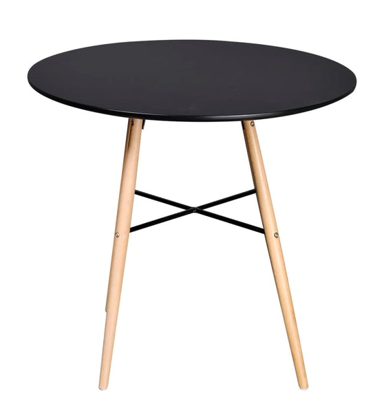Esstisch MDF Rund Schwarz