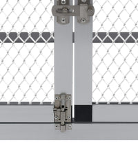 Hühnerstall mit Freilaufgehege und Nistkasten Aluminium