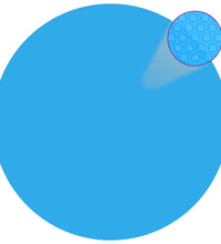 Runde Pool-Abdeckung PE Blau 549 cm
