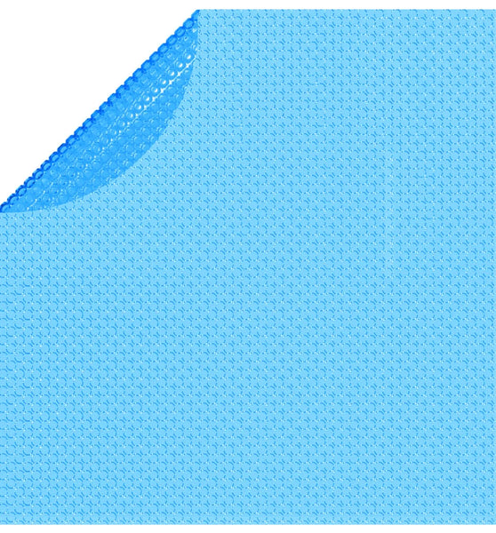 Runde Pool-Abdeckung PE Blau 549 cm