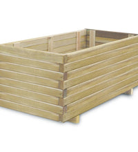 Hochbeet 100x50x40 cm Holz Rechteckig