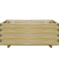 Hochbeet 100x50x40 cm Holz Rechteckig