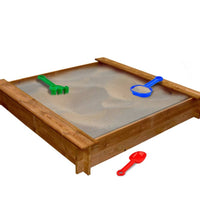 Sandkasten Holz Quadratisch