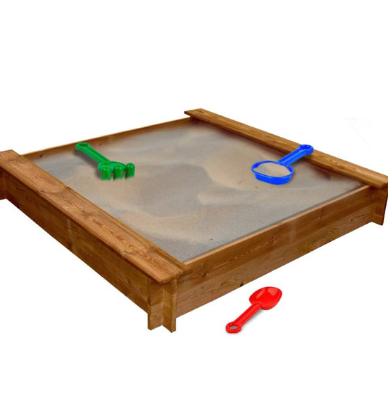 Sandkasten Holz Quadratisch
