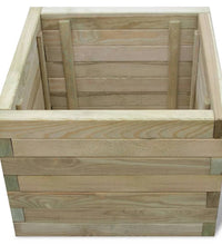 Hochbeet 50x50x40 cm Holz Quadratisch