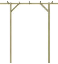 Gartenpergola 205x40x203 cm Holz