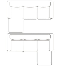L-förmiges Sofa 3-Sitzer Kunstleder Schwarz