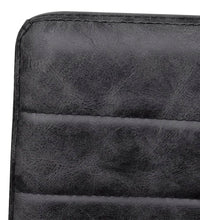 Freischwinger 2 Stk. Schwarz Kunstleder
