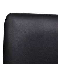 Freischwinger 4 Stk. Schwarz Kunstleder