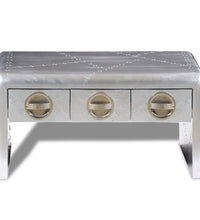 Couchtisch mit 3 Schubladen Vintage Flugzeug-Stil