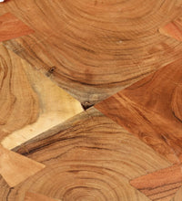 Couchtisch 35 cm 4 Baumscheiben Massivholz Palisander