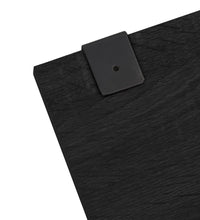 7-tlg. Badmöbel-Set Schwarz Holzwerkstoff