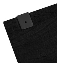 5-tlg. Badmöbel-Set Schwarz Holzwerkstoff
