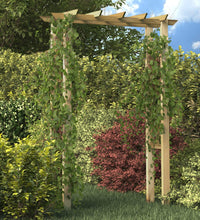 Gartenlaube Rosenbogen 150 x 60 x 204 cm Holz Imprägniert