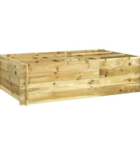 Hochbeet 150x100x40 cm Kiefernholz Imprägniert