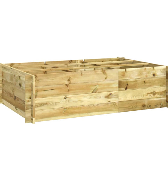 Hochbeet 150x100x40 cm Kiefernholz Imprägniert