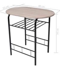 Frühstückstisch Bar-Set MDF