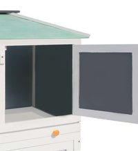 Kleintier-/Kaninchenstall 2 Etagen Holz