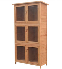 Kleintier-/Kaninchenstall 6 Boxen Holz