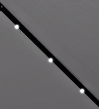 LED Cantilever Sonnenschirm 3 m Sandweiß