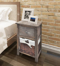 Nachttische 2 Stk. Holz Braun