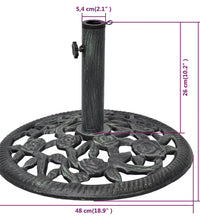 Sonnenschirmständer Gusseisen 12 kg 48 cm