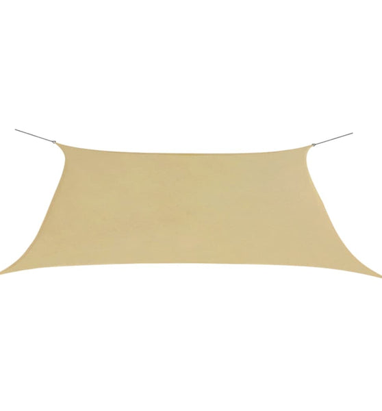 Sonnensegel Oxford-Gewebe Rechteckig 2x4 m Beige