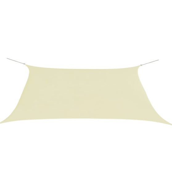 Sonnensegel Oxford-Gewebe Rechteckig 2x4 m Creme