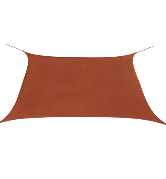 Sonnensegel Oxford-Gewebe Quadratisch 3,6x3,6 m Terracotta